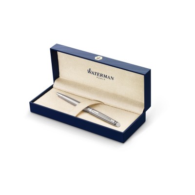 Ручка шариковая Waterman модель Hemisphere Stainless Steel CT в футляре