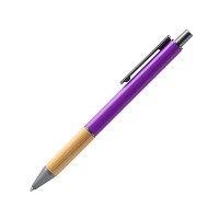 Ручка шариковая PENTA металлическая с бамбуковой вставкой