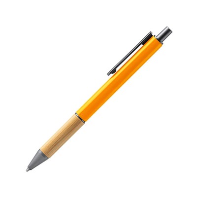 Ручка шариковая PENTA металлическая с бамбуковой вставкой