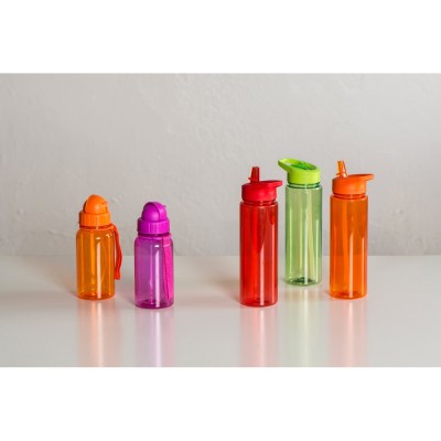 Бутылка для воды со складной соломинкой Kidz 500 мл