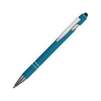 Ручка металлическая soft-touch шариковая со стилусом Sway