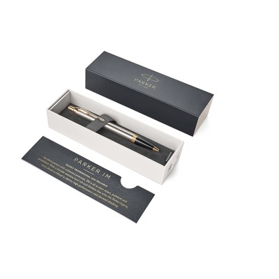 Ручка шариковая Parker IM Core Brushed Metal GT