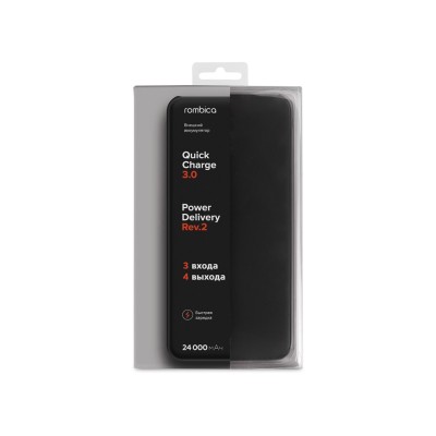 Внешний аккумулятор Rombica NEO NS240 Black Quick