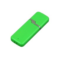 Флешка промо прямоугольной формы c оригинальным колпачком