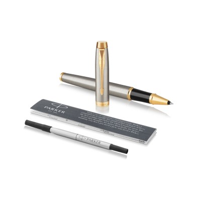 Ручка-роллер Parker IM Brushed Metal GT