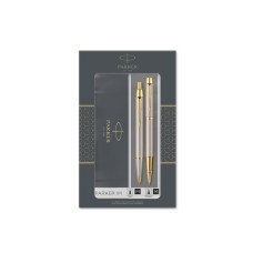 Набор Parker IM Core Brushed Metal GT: ручка шариковая