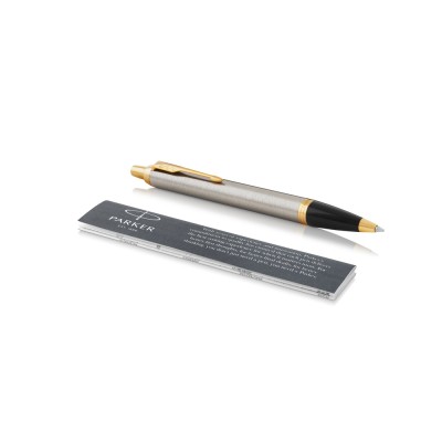 Ручка шариковая Parker IM Core Brushed Metal GT